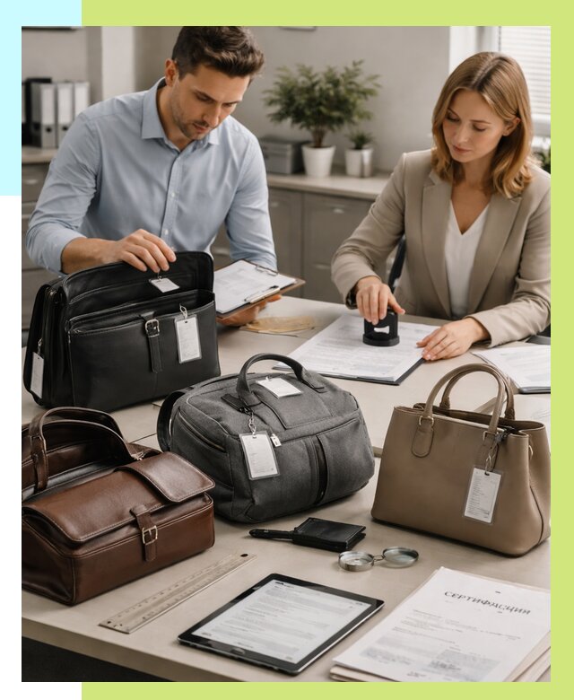 Сертификация сумок в Черняховске от 7860 руб. | Алешин-Чрх