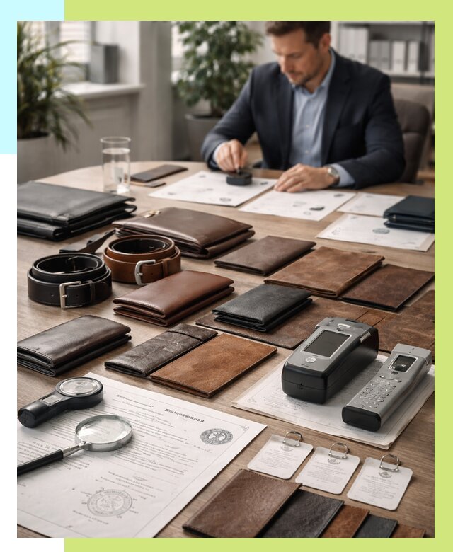 Сертификация кожаных изделий в Черняховске от 12576 р. | Алешин-Чрх