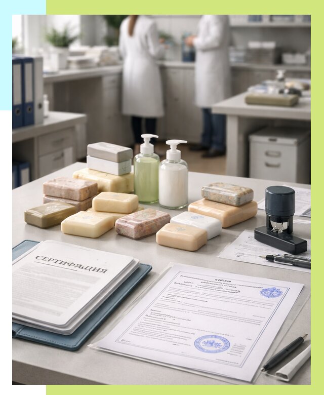 Сертификация мыла и сертификат на мыло в Черняховске от 12576 | Алешин-Чрх