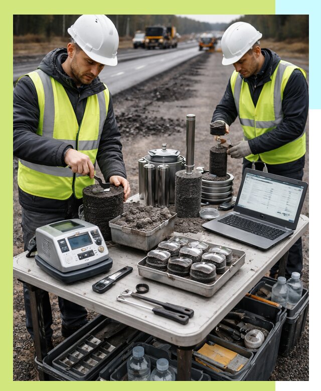 Сертификация асфальта: испытания и подтверждение в Черняховске