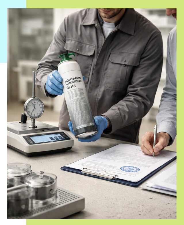 Сертификация монтажной пены в Черняховске от 15720 р. | Алешин-Чрх