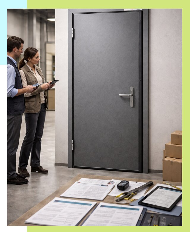 Сертификация противопожарных дверей в Черняховске от 9432 р. | Алешин-Чрх