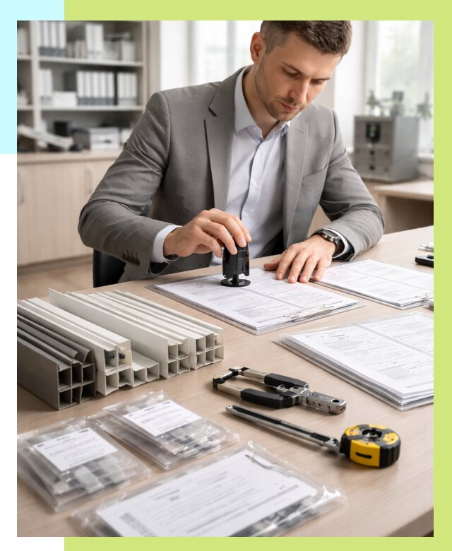 Сертификация ПВХ продукции в Черняховске от 8908 р., Алешин-Чрх