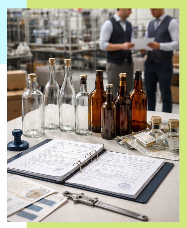Сертификация стеклянных бутылок в Черняховске от 26200 р. | Алешин-Чрх