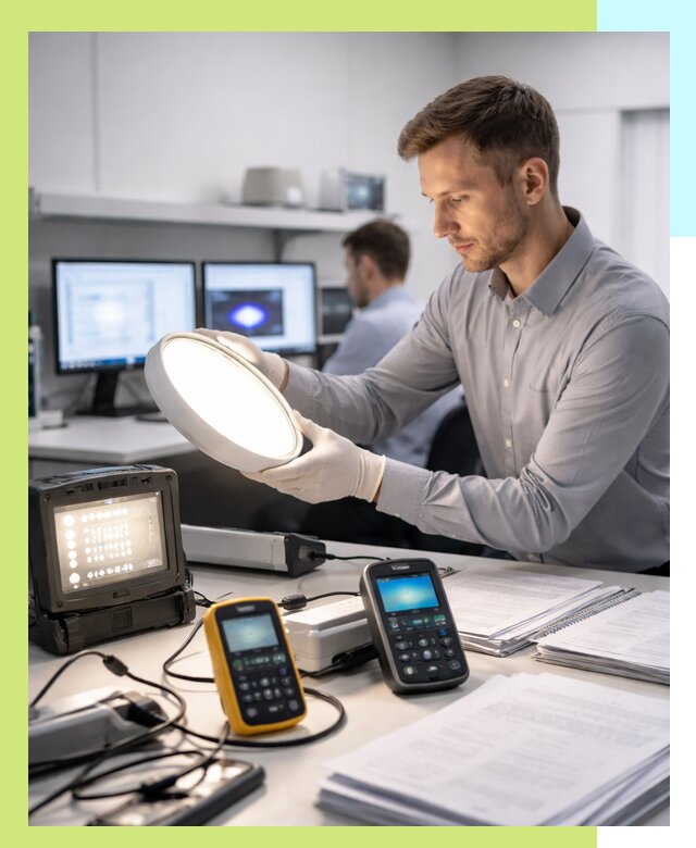 Сертификация светильников в Черняховске: испытания и оформление