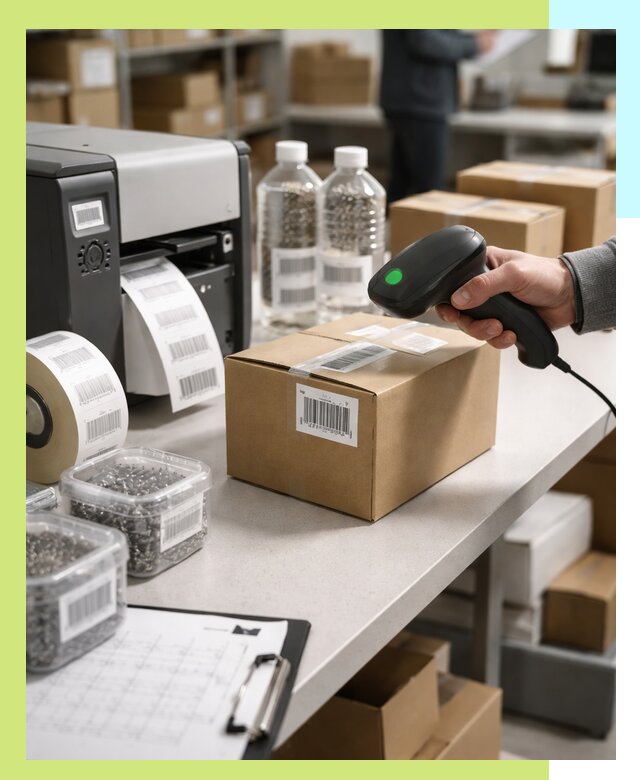 Штрихкодирование продукции и маркировка для продажи в Черняховске