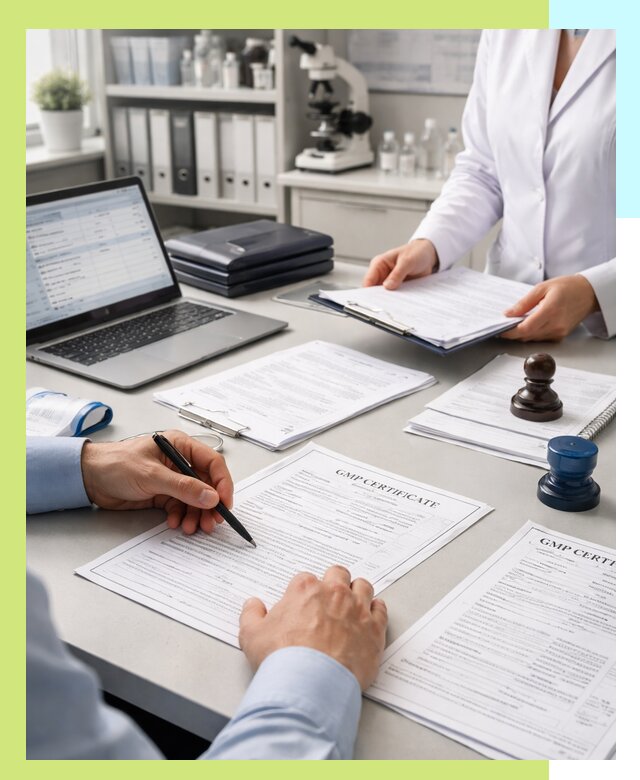 Оформление сертификата GMP в Черняховске для фармпроизводства