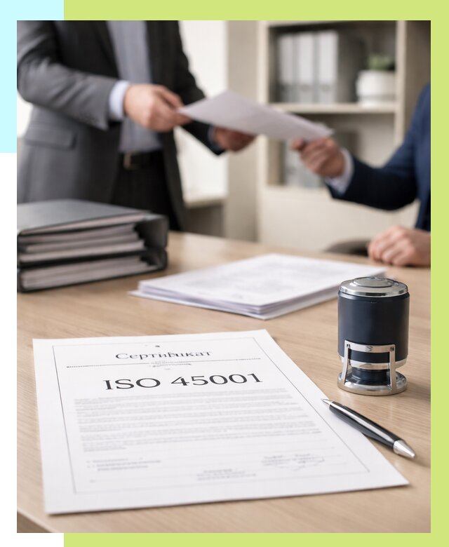 Сертификат ISO 45001 в Черняховске под ключ от 47160 р. | Алешин-Чрх